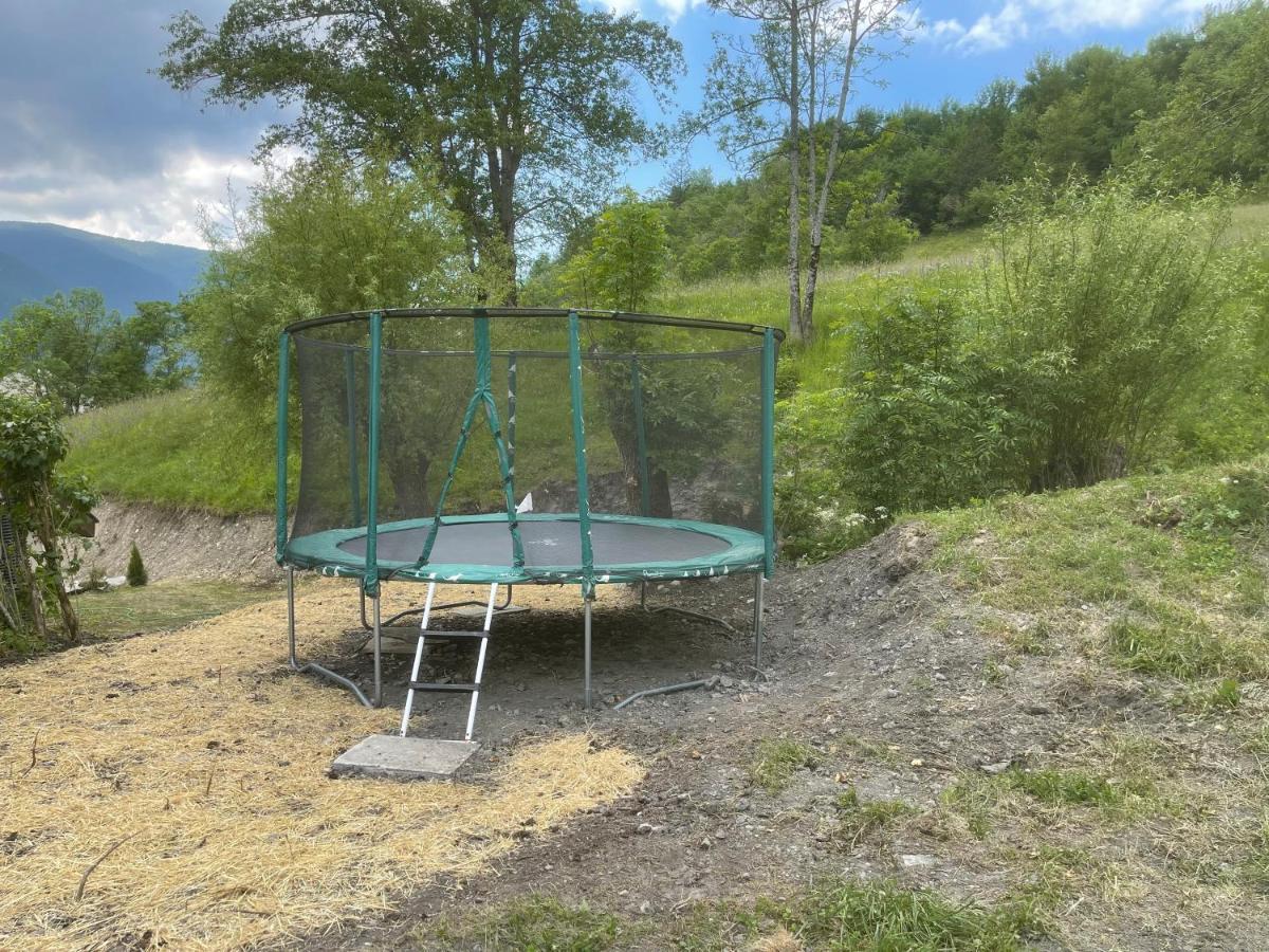 L Alpin Bel Appartement Avec Terrasse Dans Vieille Ferme De Montagne Renovee เลซอร์ ภายนอก รูปภาพ